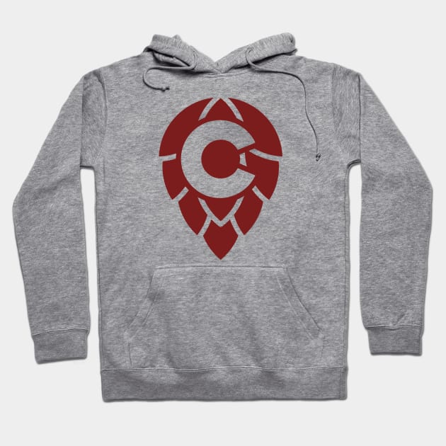 Colorado Brewery List - Rosewood Hoodie by ColoradoBreweryList